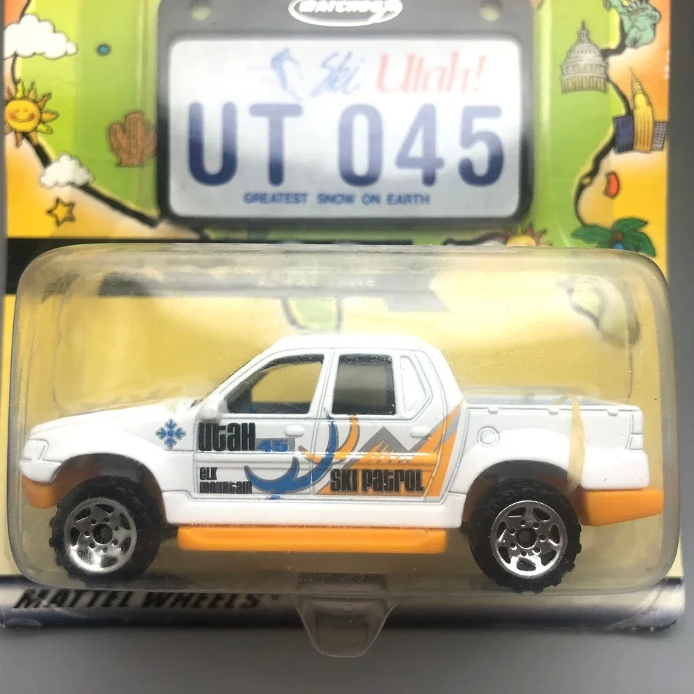 Matchbox Across America‎ 50th Birthday Utah Ford Explorer Colorado Snowmobile